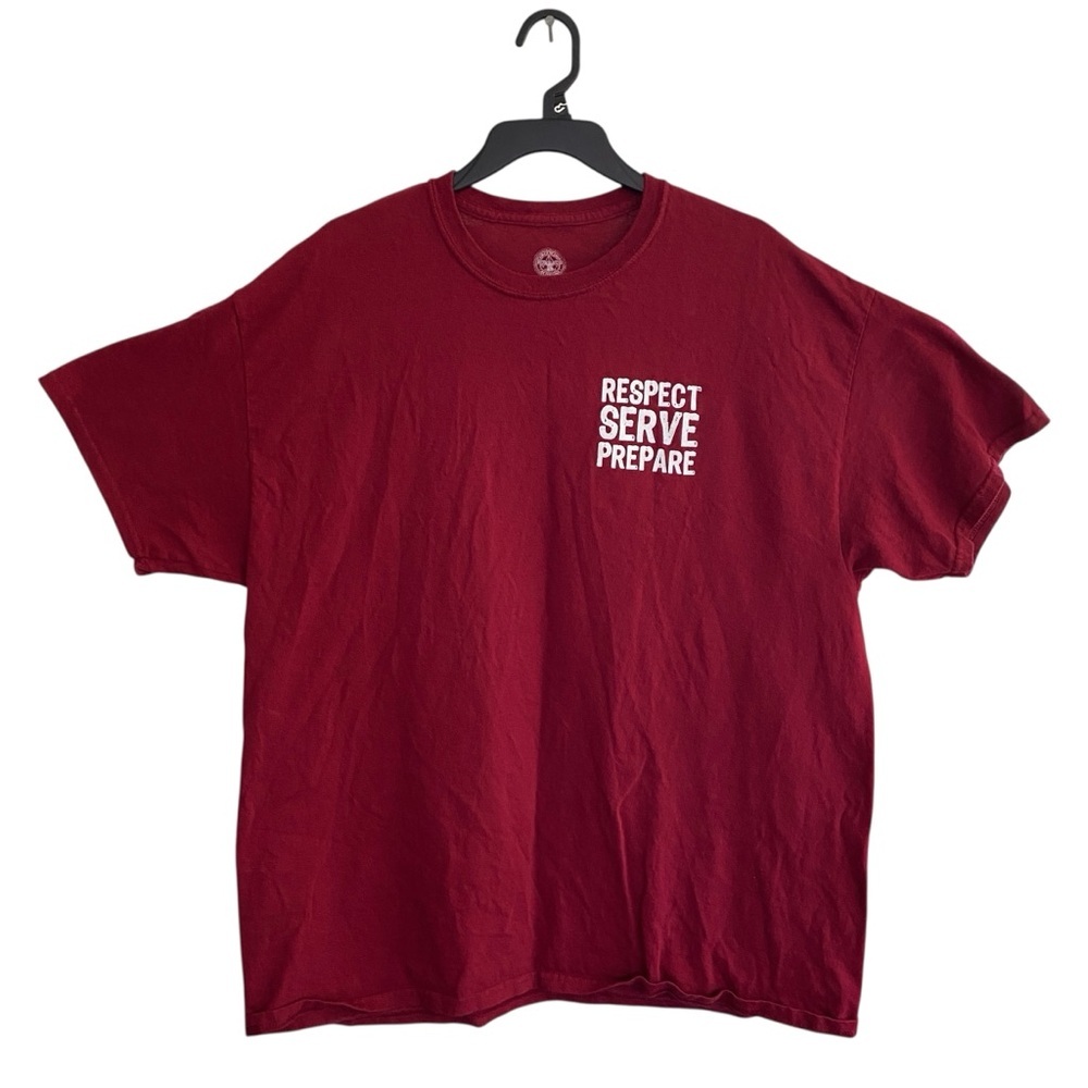 Boy Scouts Of America Burgundy Graphic Tee Shirt Men's Size XL - Picture 1 of 6